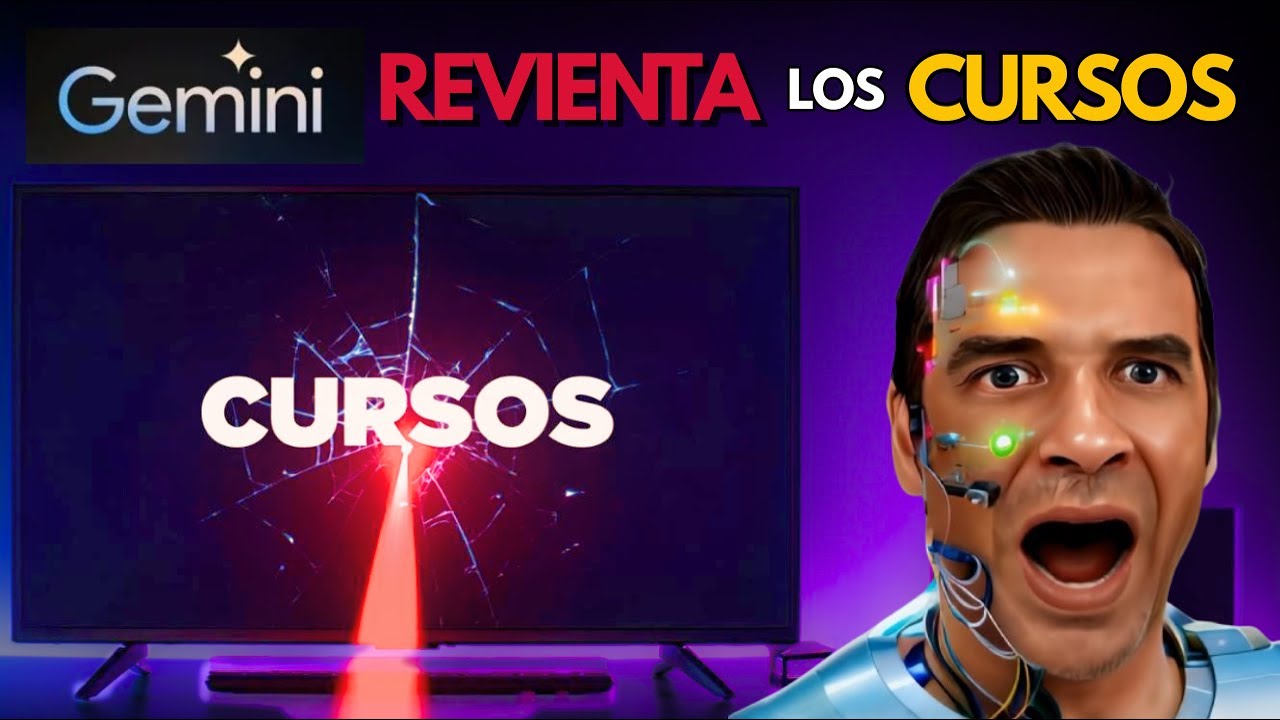 ¿EL FIN DE LOS CURSOS? GOOGLE GEMINI 2.5 LO CAMBIA TODO en la FORMACIÓN