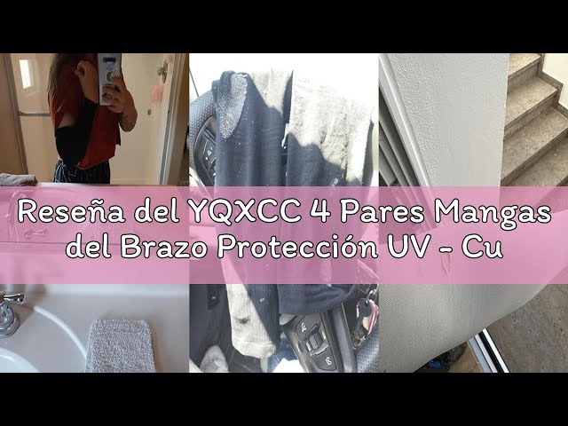 Vídeo relacionado con YQXCC 4 Pares Mangas del Brazo Protección UV - Cubierta de Tatuaje Mangas de Enfriamiento para Hombre Mujer Deportes Ciclismo Golf