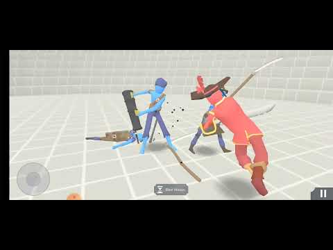 Harvester And Harpooner Vs Captain In Fun Battle Simulator
