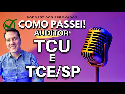 Aprovado Concurso Público Auditor Federal Tribunal de Contas da União - TCU - Podcast: Maurício