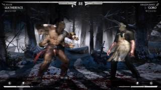 Mortal Kombat XL - Leatherface vs Goro #2