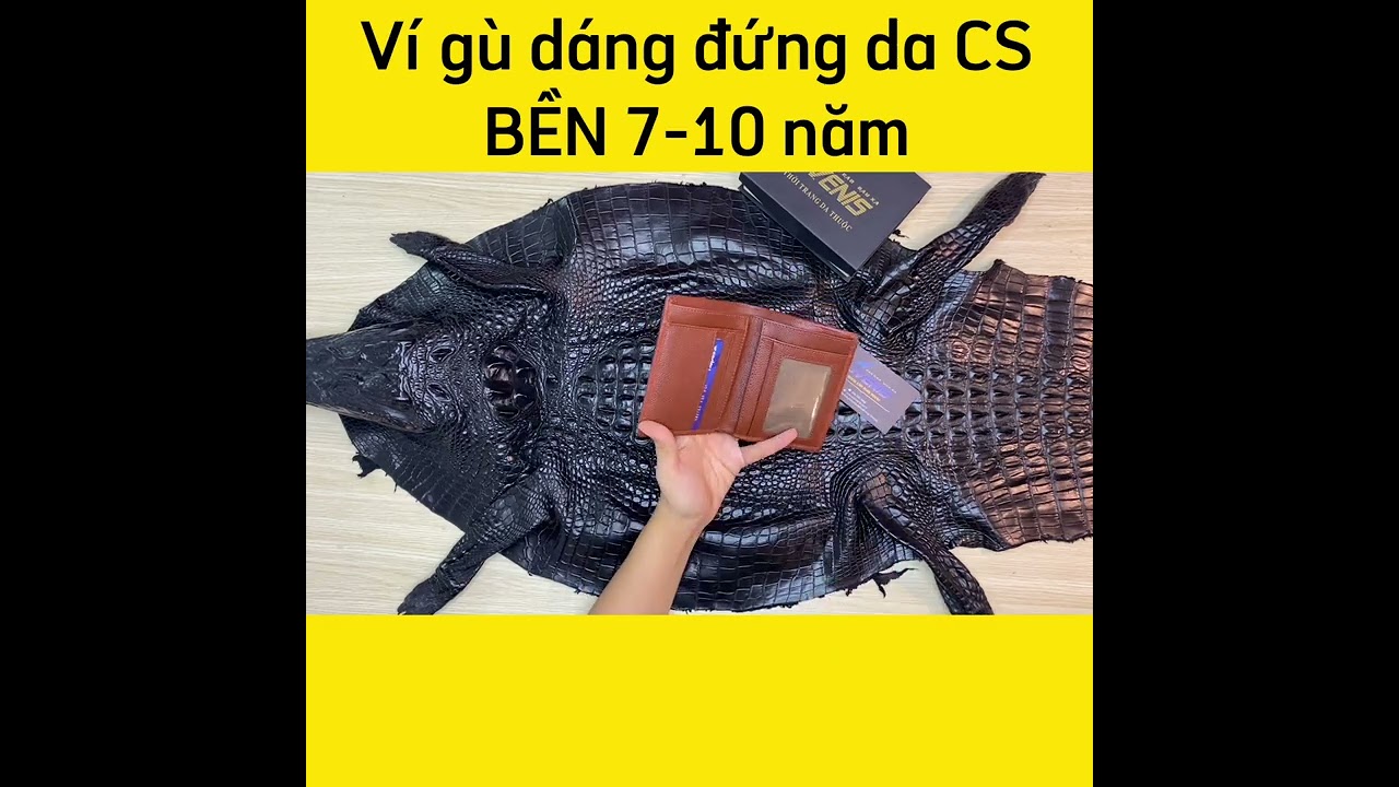 Bóp Da Cá Sấu Dáng Đứng Sang Chảnh VS105ND