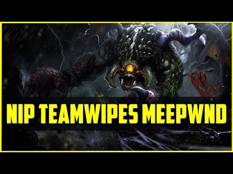 NiP teamwipes Meepwn'd @ Dota Pit  League