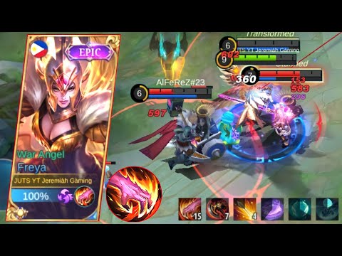 CORE FREYA IS TOO OP😱| BROKEN ITEM | TOP 1 GLOBAL FREYA | FREYA BEST BUILD 2022 | MUST WATCH | MLBB✓