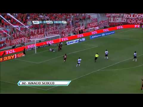 Goal Ignacio Scocco amazing. Independiente 1 - Newell s 3. Fecha 1. Torneo Final 2013