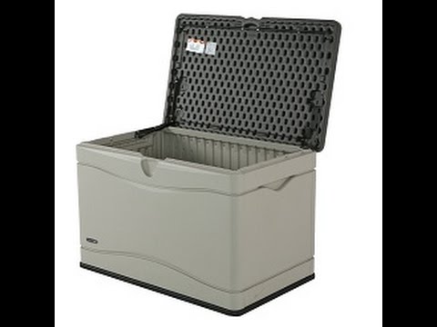 Lifetime 60103 Outdoor Storage Box (80 gallon) Assembly Video