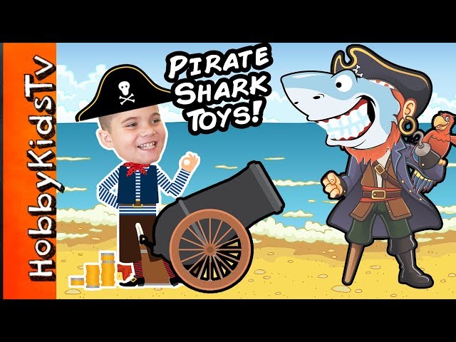 Giant PIRATE SHARK Egg in the Pool! We Review Imaginext Toys with HobbyKids