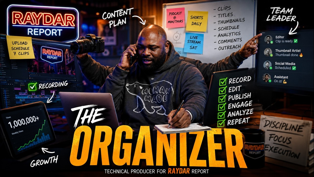 Meet the man that makes Ray Daniels Presents work! This is Jordan The Organizer! Raydar Room