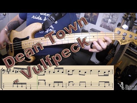 Vulfpeck - Dean Town [BASS COVER] - with notation and tabs