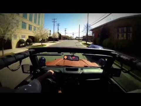 GoPro Hero 3 Black Edition Cam Mounted On Jeep Wrangler First Test - Starwood Motors Kevlar Jeep