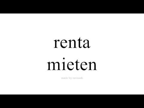 Spanisch lernen   mieten