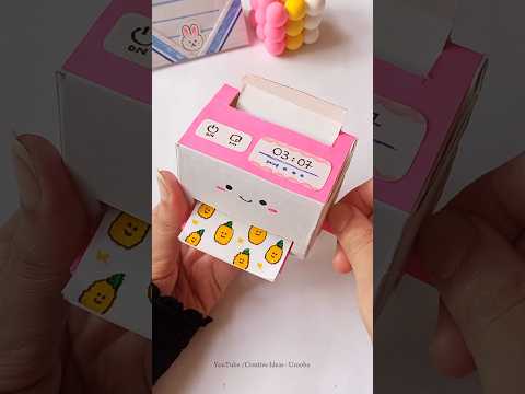 DIY Mini Printer Machine 😱 Subscribe if you like the video 💗 Creative Ideas Urooba
