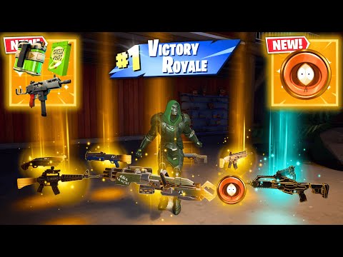 ALL MYTHIC AND EXOTIC GUNS IN FORTNITE (NEW! Fortnite Chapter 7 Season 1)