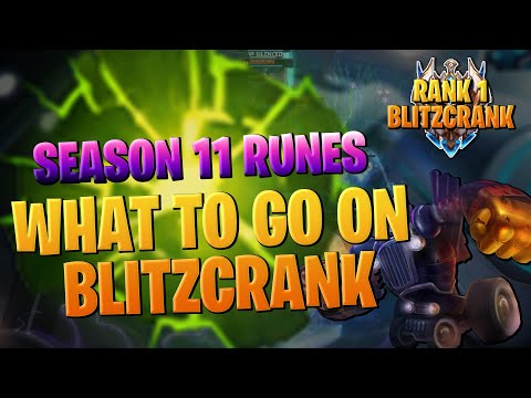 RANK 1 BLITZCRANK NA TEACHES YOU WHAT RUNES TO GO IN SEASON 11! CHALLENGER SUPPORT LEAGUE OF LEGENDS