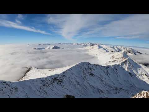 19.12.2020 - Panoramă de iarnă pe vârful Ineu din munţii Rodnei