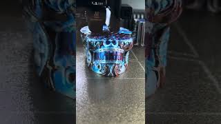 Duel Extruder 3D Printing Multi Filament Sugar Skull 💀 Bambu Labs H2D #bambulabs #h2D