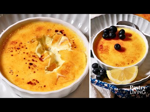 BEST Lemon Creme Brulee 🍋 (made with fresh lemon juice!)