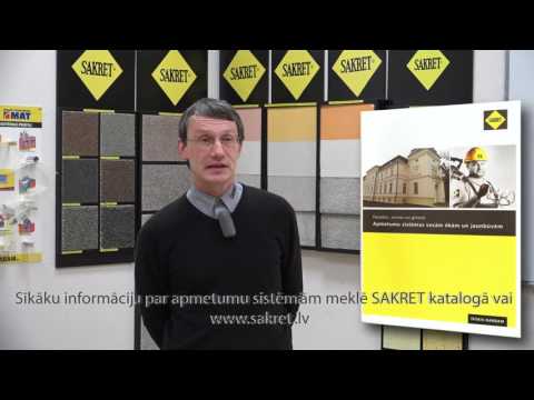 Gāzbetona bloku sienu iekšējā un ārējā apdare, rekomendācijas no SAKRET