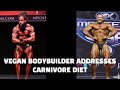 Vegan Natural Pro Bodybuilder Discusses the Carnivore Diet