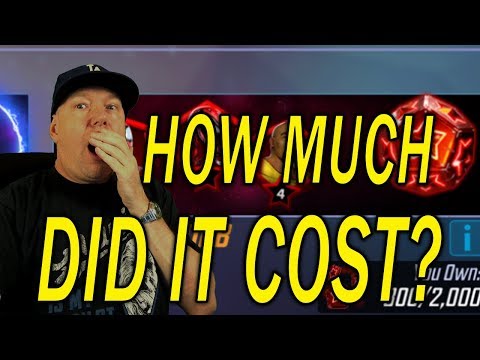 My First 7 RED STAR Simulation - MARVEL Strike Force - MSF