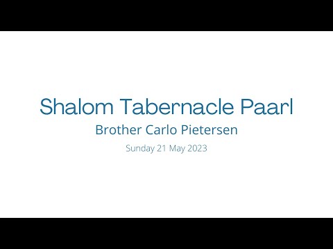 2023-0521AM - Brother Carlo Pietersen - The Feast Of Jubilee