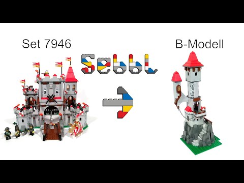 LEGO® 7946 B-Modell - Merlins Turm auf den Felsen