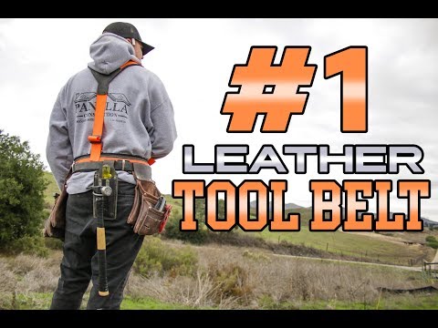 Best leather carpenter's tool belt/ buckaroo leatherworks re...