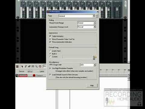 Reason 4 - Preferences Part 1