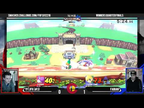 FGF28 - YF|JFK (Wii Fit Trainer) Vs. Fabian (Toon Link, Luigi) - WQF
