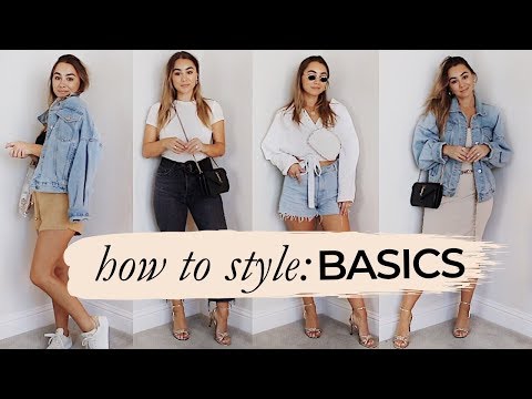 HOW TO STYLE BASICS! SUMMER | Julia Havens Video