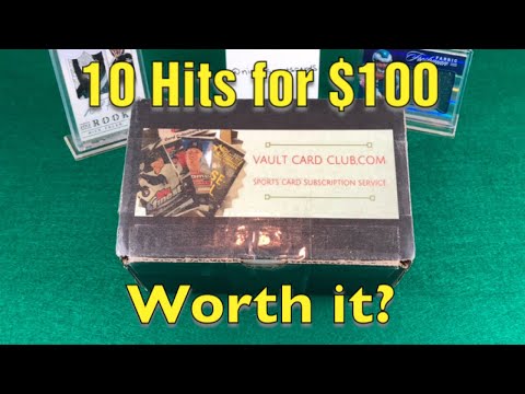 Vault Card Club Football Subscription Box Review. *High Rollers*