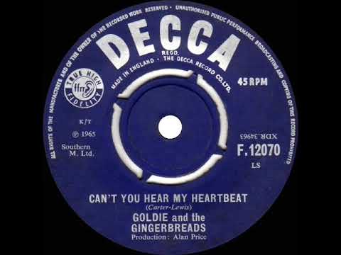 1st RECORDING OF: Can’t You Hear My Heartbeat - Goldie & the Gingerbreads (1964)