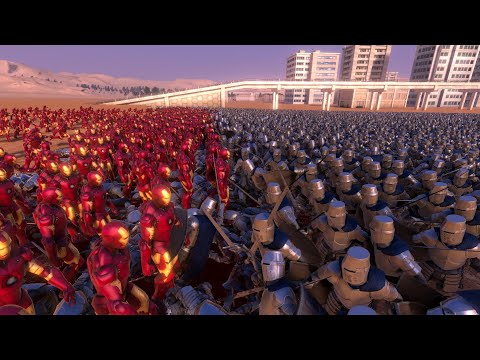 1000 IRON MAN vs 15.000 HEAVY KNIGHT | Ultimate Epic Battle Simulator
