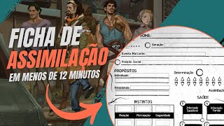 Tutorial de criação de ficha: Como criar sua ficha de Assimilação RPG do ZERO!