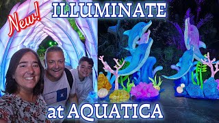 ALL-NEW ILLUMINATE At Aquatica Orlando! Immersive Look At This Event! Select Evenings Through Jan 31