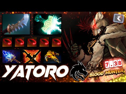 7.38 Patch - YATORO BLOODSEEKER - Dota 2 Pro Gameplay [Watch & Learn]