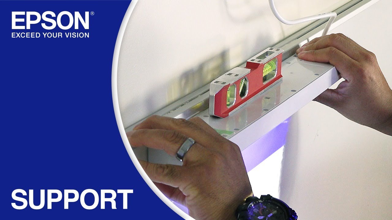 Epson BrightLink 1480Fi/1485Fi Projector | #8 Set Up the Touch Unit