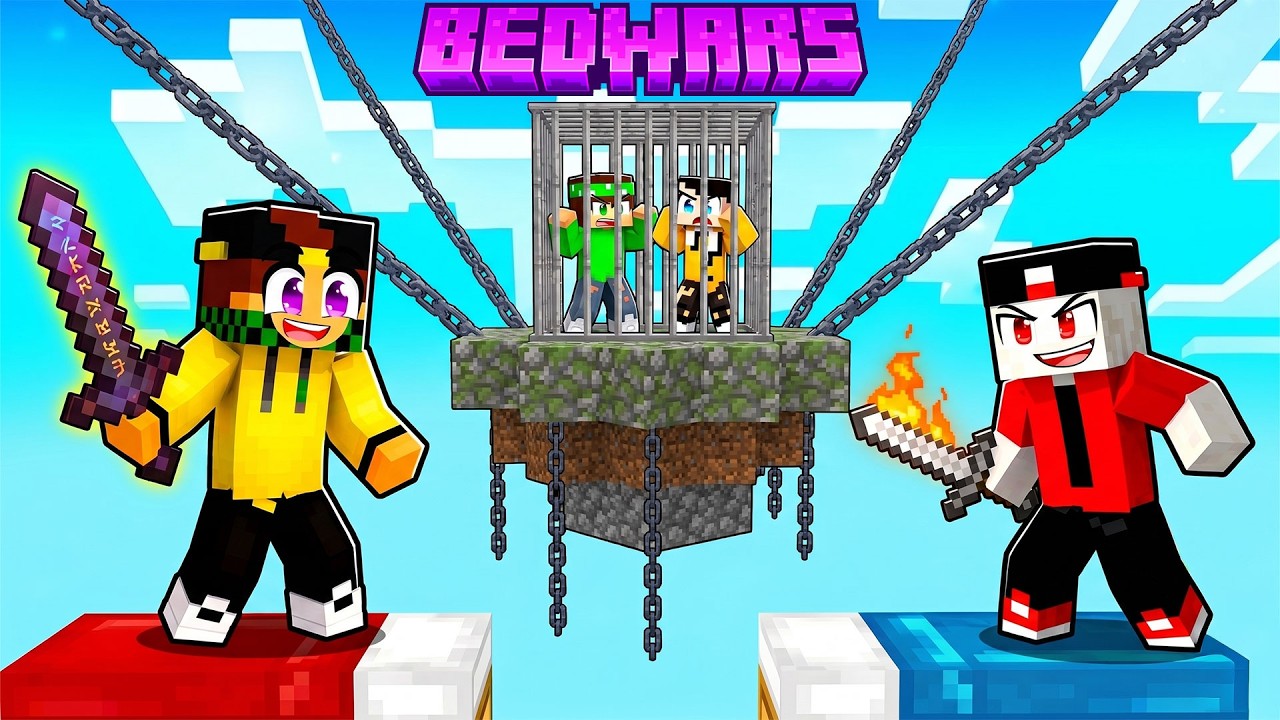 BEDWARS 2VS2 con LE PRIGIONI - MARCY NICO VS LOCO BADDI - MINECRAFT ITA