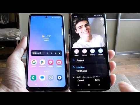 How to Add Photo to Contact on SAMSUNG A54