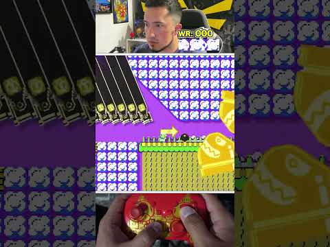 22,000,000 attempts and I got the World Record!! (kinda) #supermariomaker2 #mariomaker2