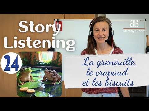 Story Listening #24 La grenouille, le crapaud et les biscuits, une histoire de Frau Johnson