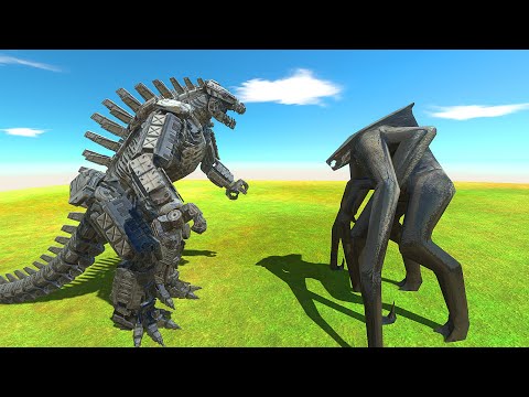 MUTO FEMALE VS MECHA GODZILLA - Animal Revolt Battle Simulator