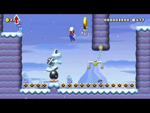 Super Mario Maker 2: Player Course "Snow Claw" [1080 HD]