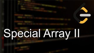 YouTube video 'Leetcode 3152 | Special Array II | Weekly Contest 398'