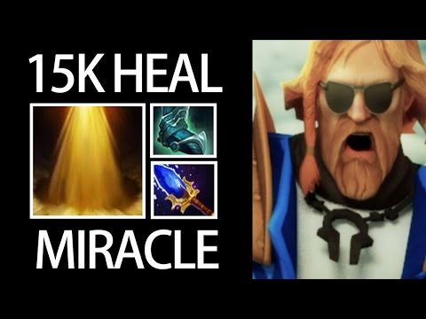 Miracle Dota Omni 15K Heal EPIC Double KoTL Heal with Agha