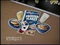 Frosted Flakes Tiger Stipe Stickers Commercial 2004