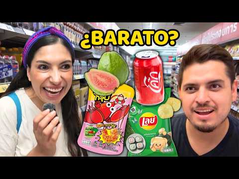 Supermercado BARATO en Tailandia 🇹🇭 | Precios reales 2026 y cuánto gastamos