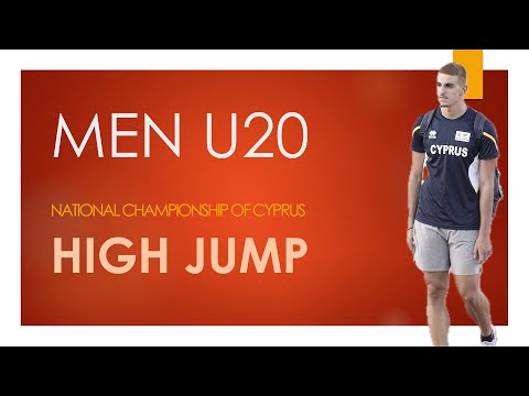 National Championship of Cyprus U20. High Jump. MEN