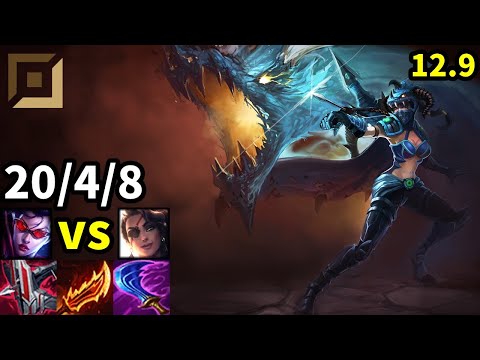Vayne ADC vs Samira - KR Master | Patch 12.9
