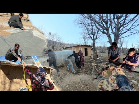 Love, cooperation between Master and Mrs. Judah in completing the roof of the house
